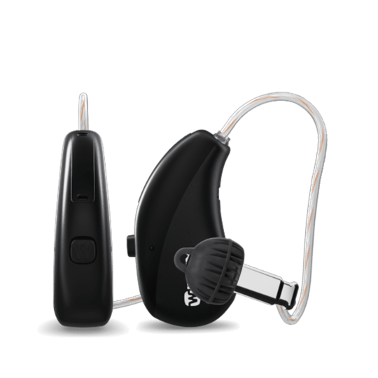 Widex Moment Sheer sRIC R D Tech Black pair shadow 1000x1000