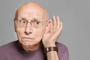 elderly with hearing problem
